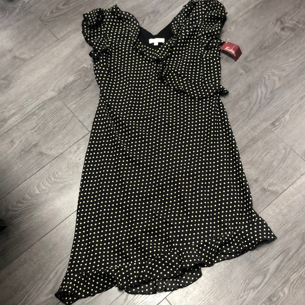 Sears Tradition  Polka Dot  Dress size large